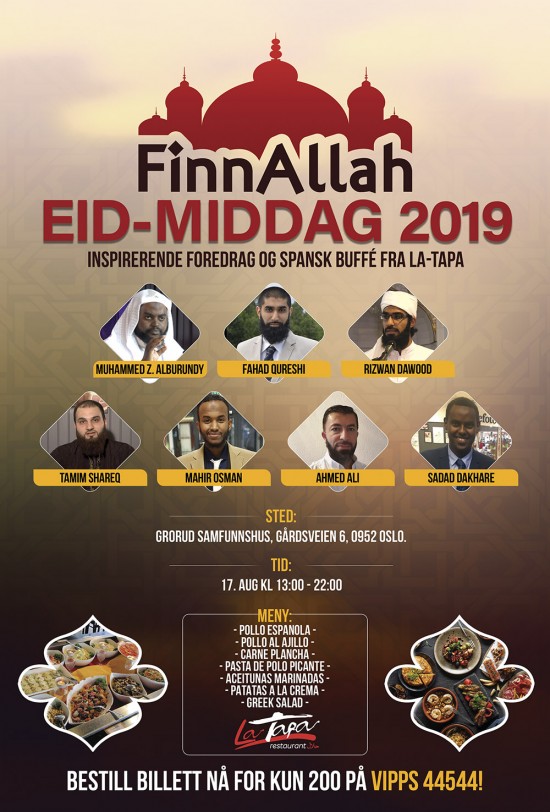 FinnAllah Eid-middag 2019