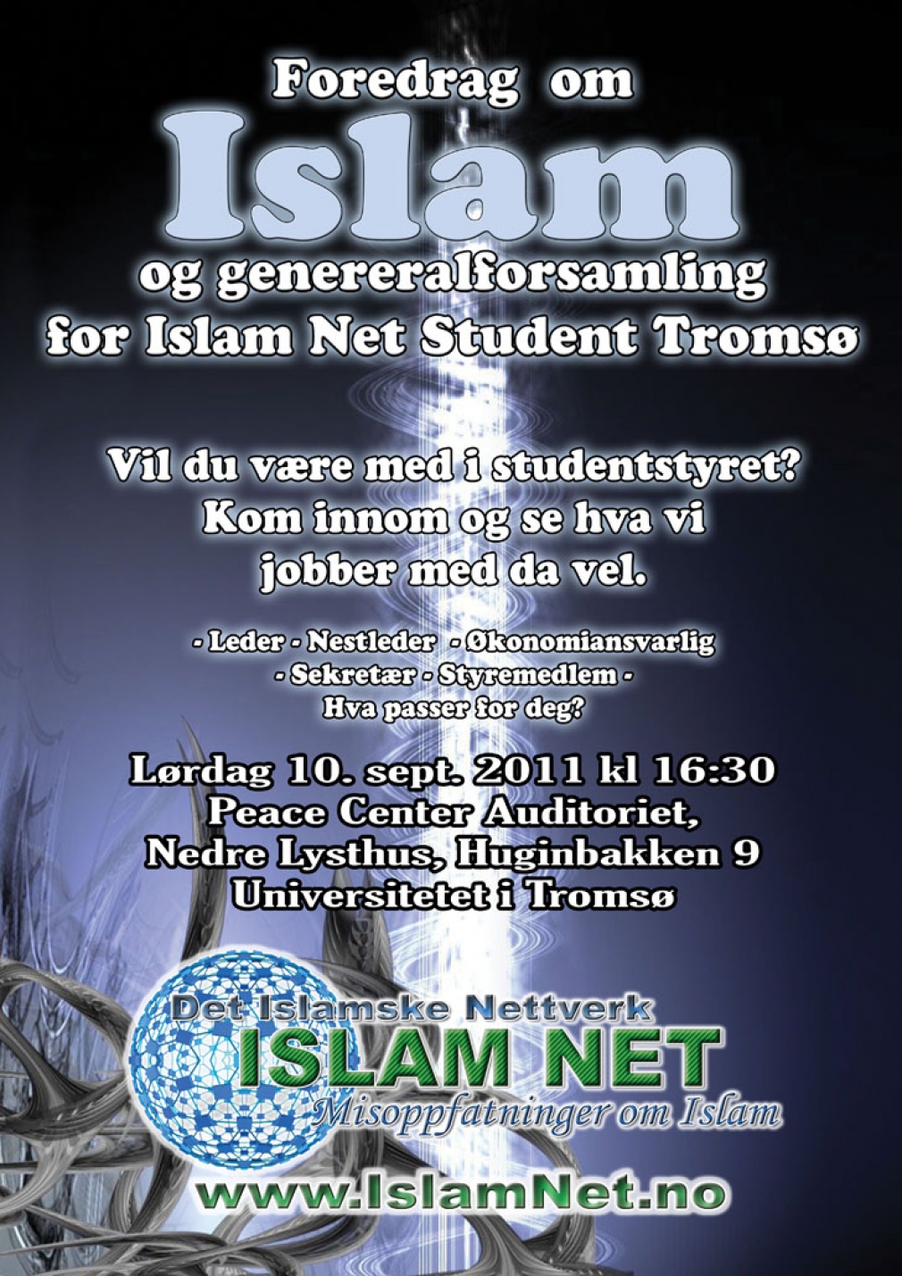Foredrag om islam og generalforsamling for INS Tromsø 2011