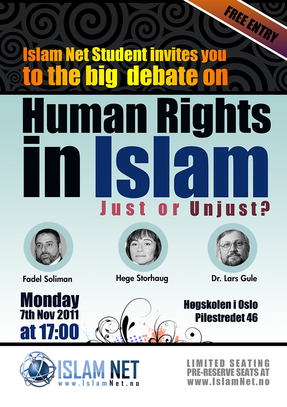 Human Rights in Islam: Just or Unjust? - Fadel Soliman VS Hege Storhaug VS Dr. Lars Gule