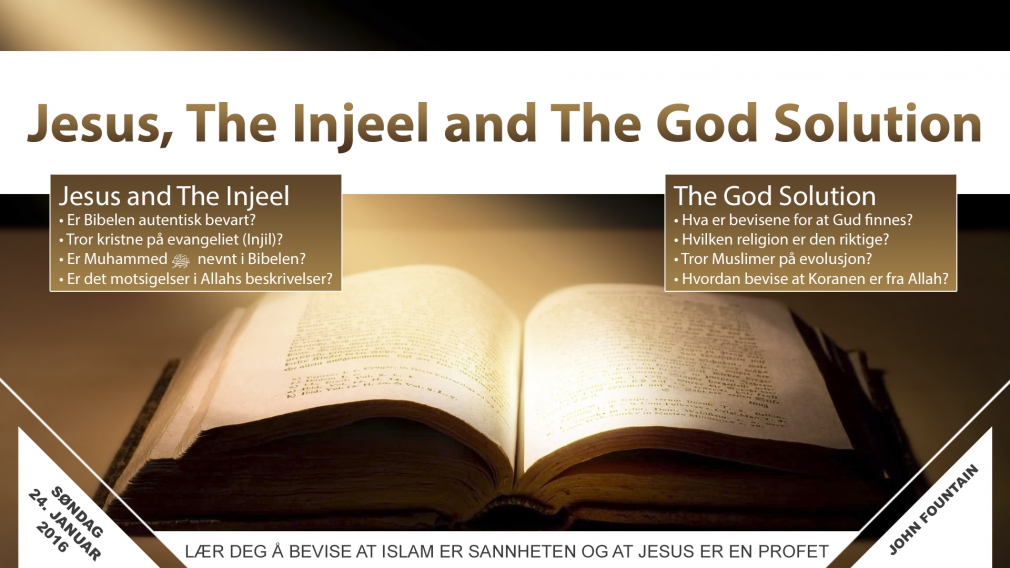 Jesus, The Injeel and The God Solution