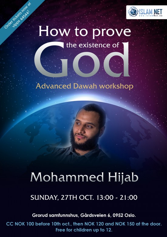 How to prove the existence God - Mohammed Hijab Dawah workshop